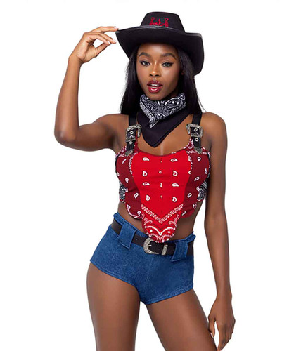 R-6196, Western Cowgirl Costume By Roma