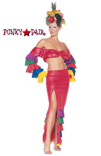 Samba Costume (8011) Multi color brand Leg Avenue