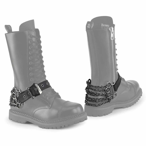 Boot Harness with Bass Knuckles By Demonia