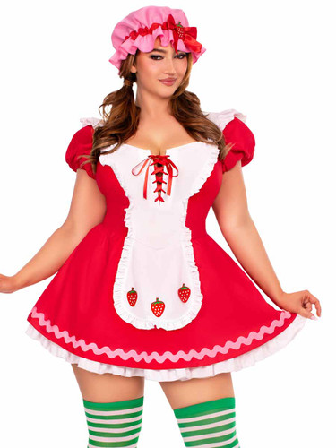 LA87268X  Plus Size Berry Cutie Costume By Leg Avenue