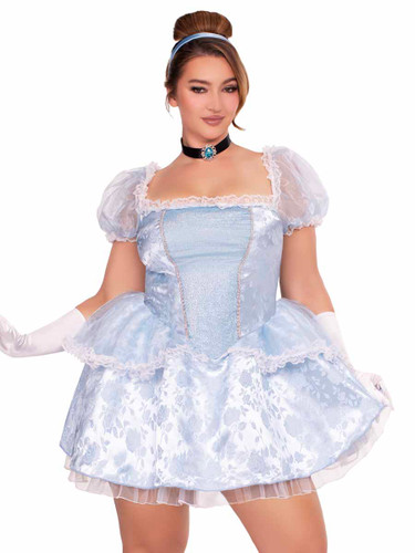 LA87287X, Plus Size Ballroom Babe Costume By Leg Avenue