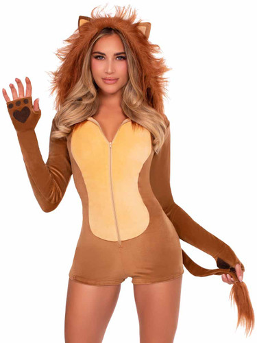 LA87304, Comfy Lion Costume By Leg Avenue