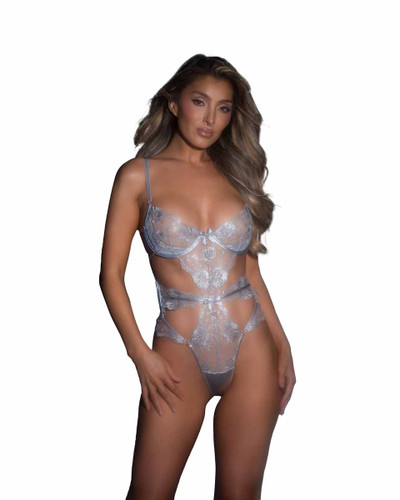 R-LI830, Cutout Flower Teddy By Roma