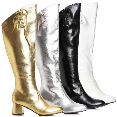 300-TRIXIE, 3 Inch Block Heel Knee High Boots By Ellie Shoes