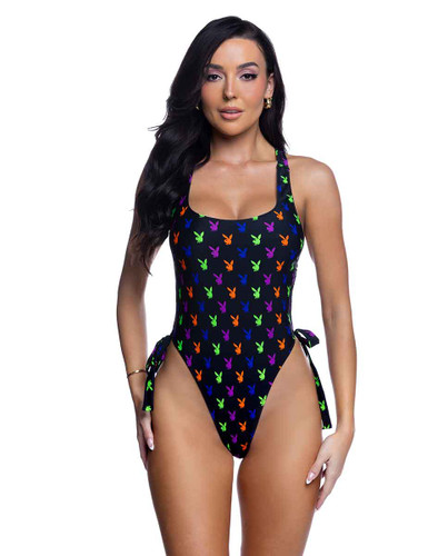 R-PBS122 Playboy Multi Bunny Teddy