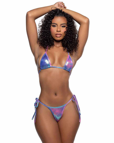 R6772, Tie-Side Bikini Set By Roma