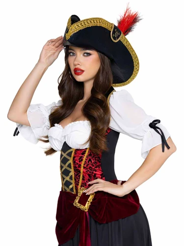 A2940, Pirate Hat By Leg Avenue