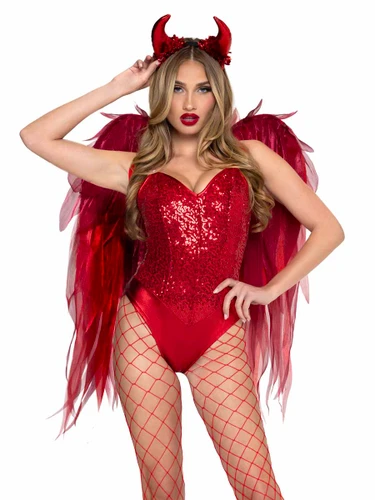 LA2925, Devil Costume Kit By Leg Avenue