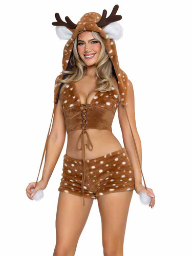 LA87356, Furry Fawn Costume By Leg Avenue