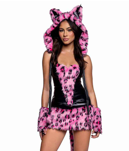 R6829, Wild Leopard Babe Costume By Roma