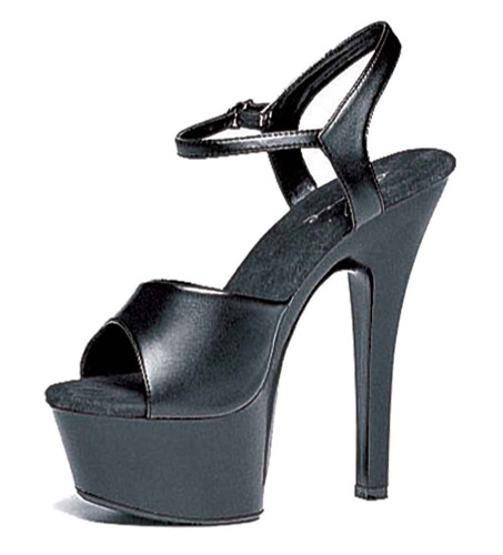 601-Juliet-R 6" Heel Leather Sandal By Ellie Shoes