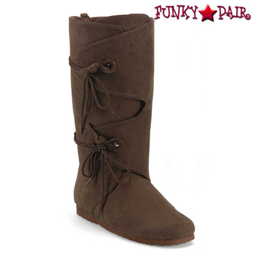 Brown Men's Renaissance Boots | Funtasma RENAISSANCE-100