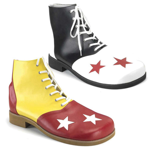 CLOWN-02, Clown Shoe with Stars | Funtasma