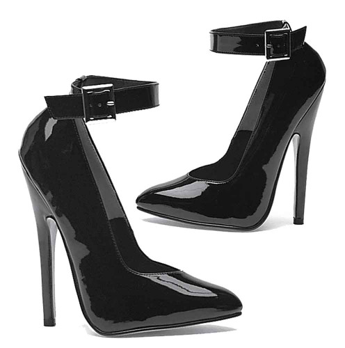 Ellie Shoes E-8261 6" Fetish Ankle Strap Pump