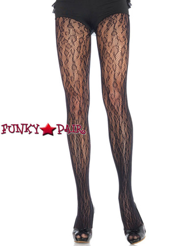 Black Leopard Net PantyHose |Leg Avenue 9927