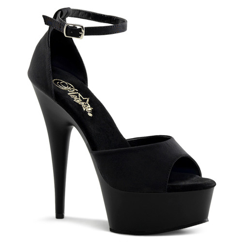 Pleaser | Delight-618PS, 6 Inch Platform Ankle Strap D'Orsay Sandal