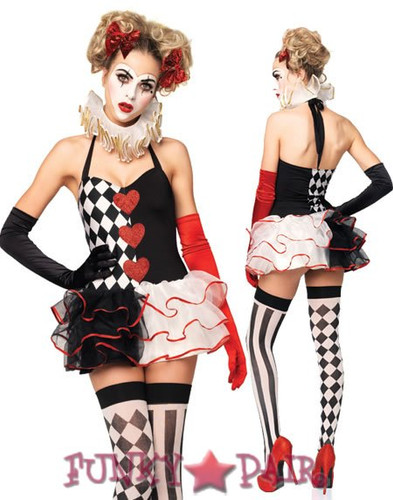 SweetLA-83930, Sweetheart Harlequin Costume Clearance ML