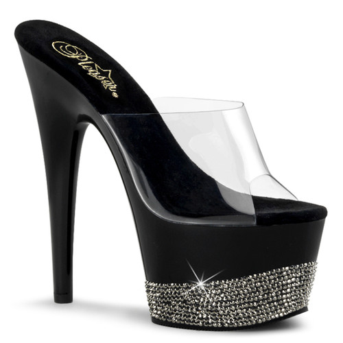 Pleaser | Adore-701-3, Slide Exotic Dancer Shoes