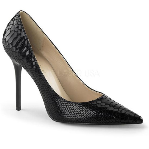 Classique-20SQ, 4 Inch Point Toe Pump  Made By PLEASER Shoes