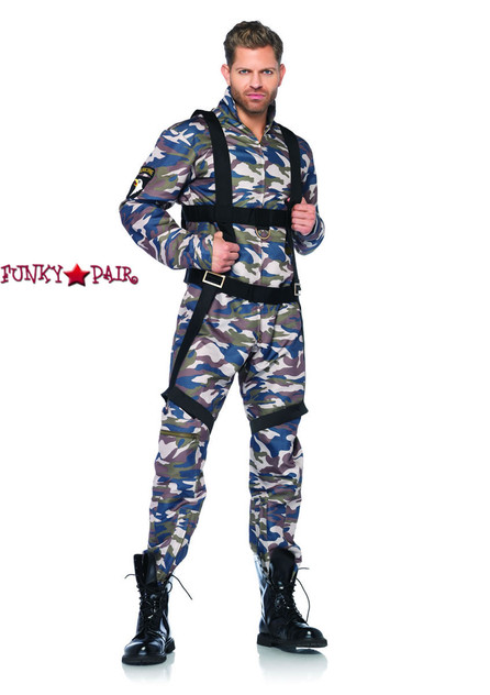 LA-85279, Paratrooper Men Costume