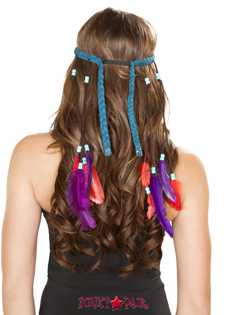 H4725, Braided Turquoise Headband