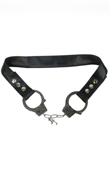 FP--996452, Rhinestones Handcuff Belt