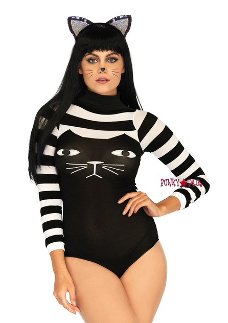 89204, Striped Cat Bodysuit