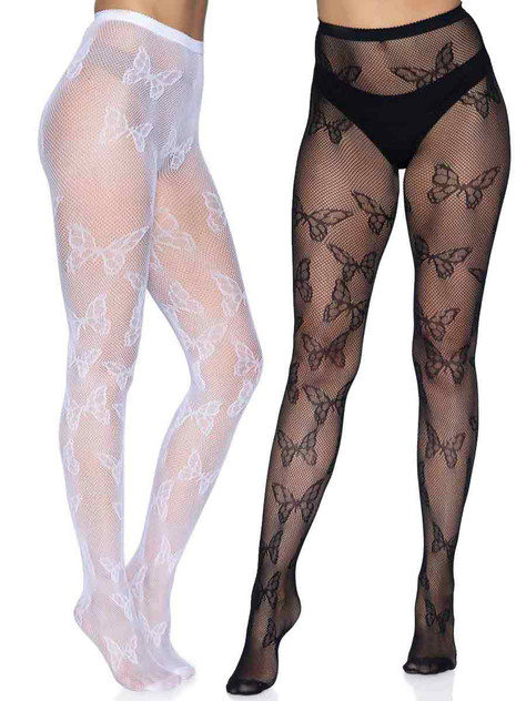 LA-1412, Butterfly Net Tights by Leg Avenue