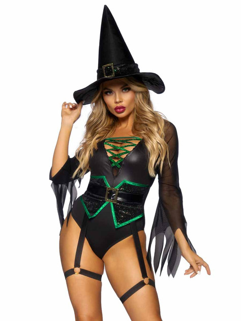 LA87148, Broomstick Babe Costume By Leg Avenue