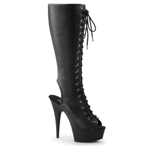 Pleaser | DELIGHT-2000 Platform Stretch Knee High Boots