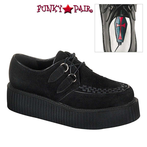 Demonia | Men Creeper-402S, Basic Suede Shoes Demonia | Men Creeper-402S, Basic Suede Shoes