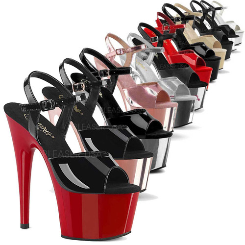 Pleaser TIP JAR7085, Platform Clear Stipper Shoes High Heels