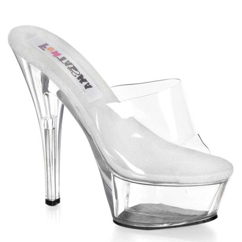 PRINCESS-201, 6" Clear Platform Slide PRINCESS-201, 6" Clear Platform Slide