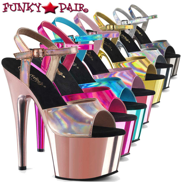 Pleaser Adore-709HGCH, 7 Inch Pole Dancing Heels Pleaser Adore-709HGCH, 7 Inch Pole Dancing Heels