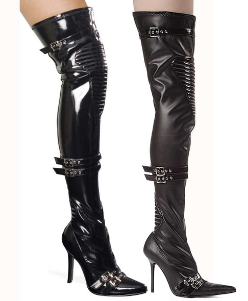 Pleaser Vanity-3010, 4 Inch Thigh high Boots