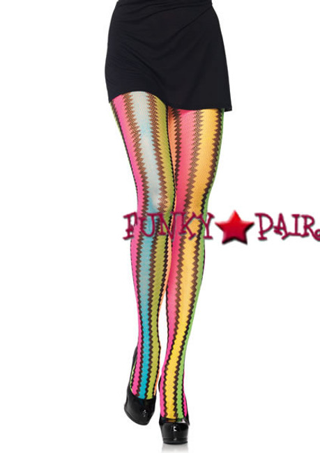 9941, Rainbow Net Pantyhose