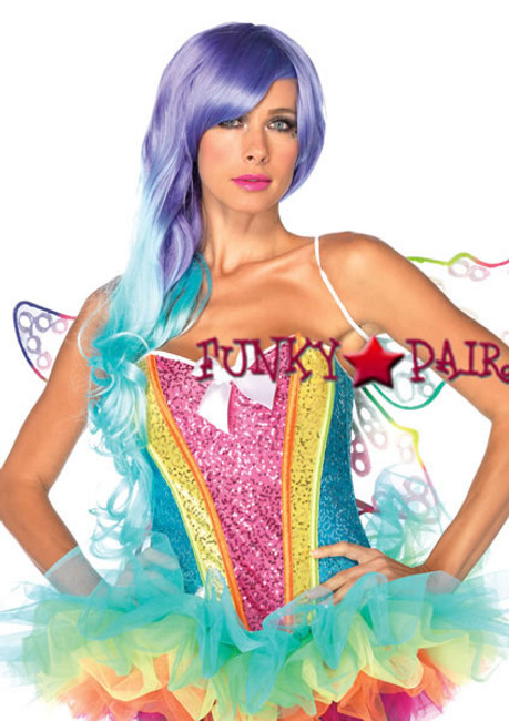 2669, Rainbow Sequin Corset