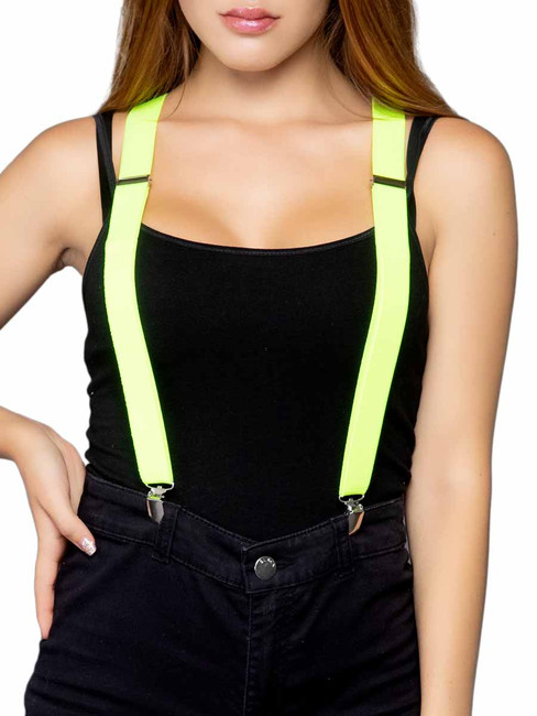 LA-2690, Yellow Elastic Suspenders