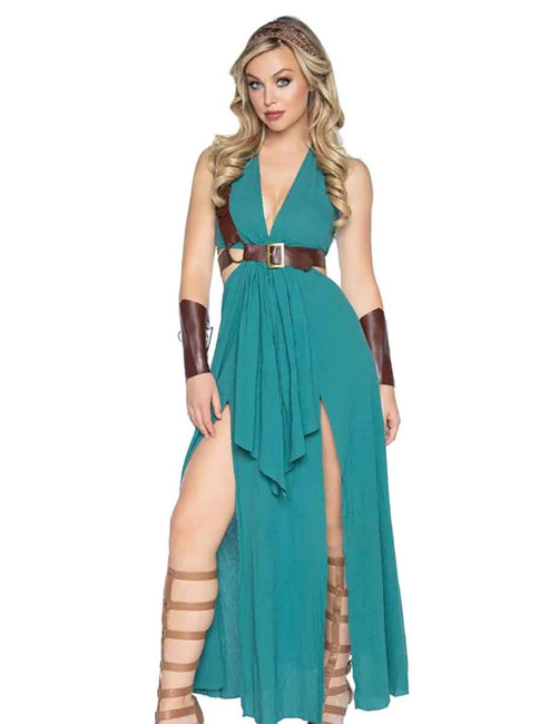 LA-85036, Green Warrior Maiden Costume