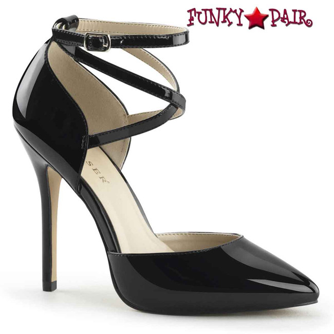 Amuse-25, 5 Inch D'Orsay Black Pump