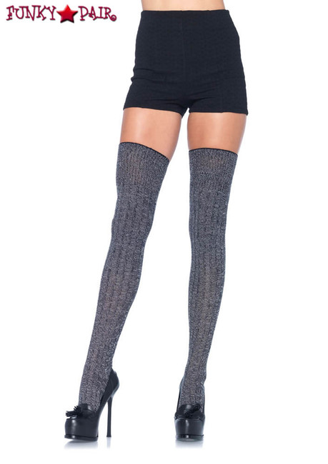 Heather Acrylic Thigh Highs, LA6907