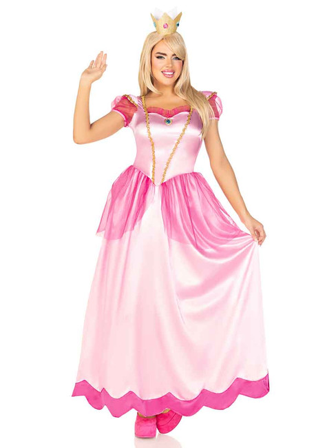 Leg Avenue LA-85461, Classic Pink Princess Costume Full View
