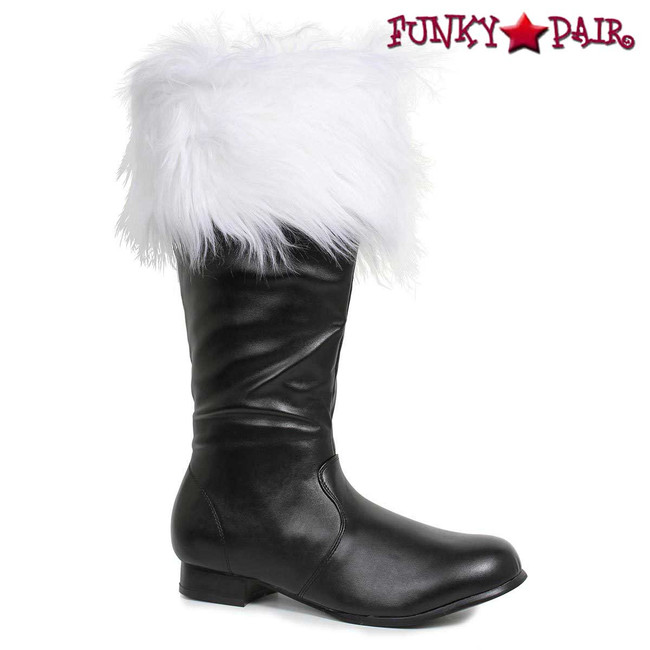 Santa Boots 121-NICK, Men's Costume Boot with Fur