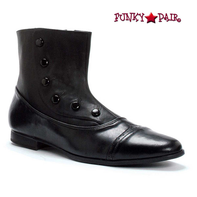 121-EARL, Men Spat Costume Shoes | 1031 color black