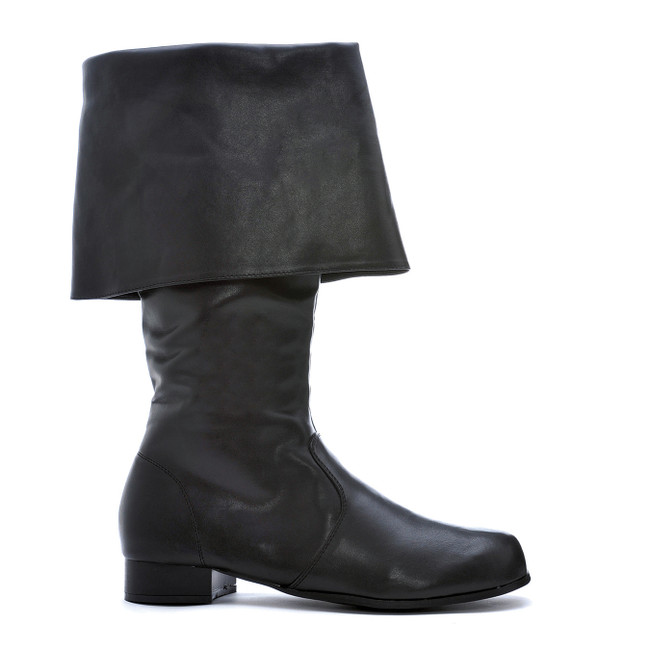 121-Hook, Men Black Pirate Boot