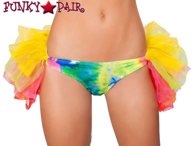 Roma | SH3254, Rave Half Petticoat Shorts On Sales $35.95 color  multi tie dye Roma | SH3254, Rave Half Petticoat Shorts On Sales $35.95 color  multi tie dye