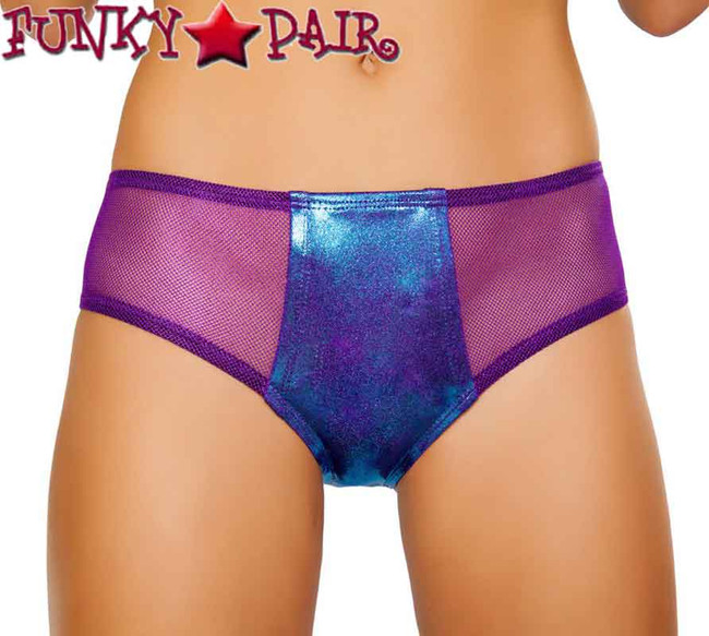Roma | SH3265, Rave Two Tone Shorts Sales $19.95 color Blue/Purple front view