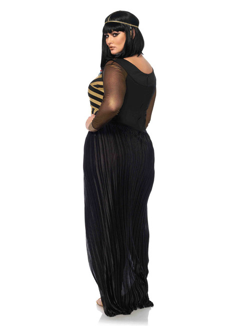 LA85512X, Nile Queen Plus Size Costume Back View