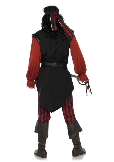 LA85625, Men's Captain Scurvy Back View