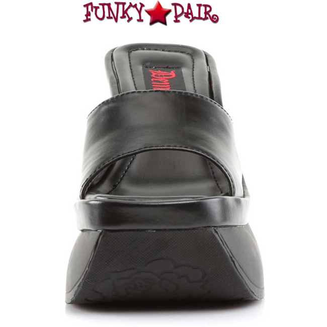 Front View Demonia | Pace-01, Platform Wedged Sandals